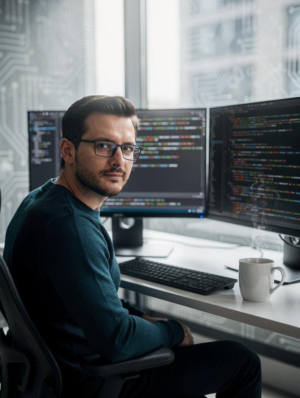 Portrait of James Wilson, data analytics at Union Tech